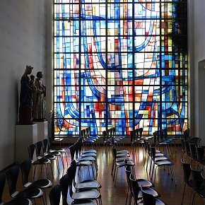 Altach, St. Nikolaus, Werktagskapelle Hannes Bertle, um 1959