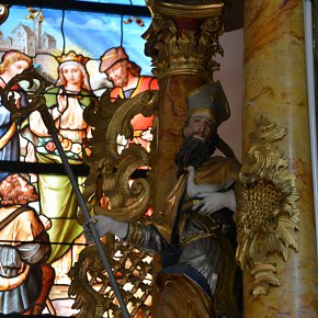 Braz, Pfarrkirche Hl. Nikolaus, St. Elisabeth, Gewd. v. Jonas u. Cäcilia Dietrich 1897