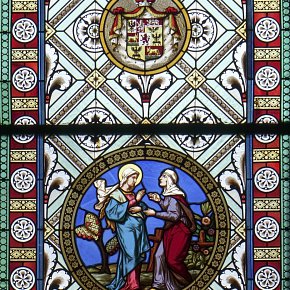 Bregenz, Kloster Mehrerau, Kongregationskapelle Hl. Bernhard, Heimsuchung, 1886