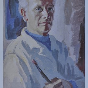 Konrad Honold Selbstbildnis 1979