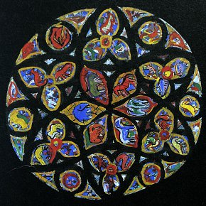 Entwurfskarton, Schöpfung, Martin Häusle 1960  Schöpfung