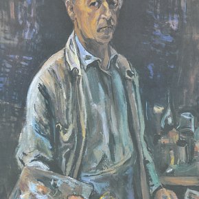 Martin Häusle Selbstbildnis 1960