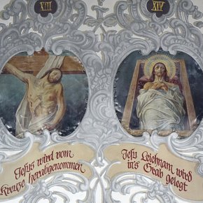 Mäder, Hl. Bartholomäus, Kreuzwegstationen, L. Scheel, 1941