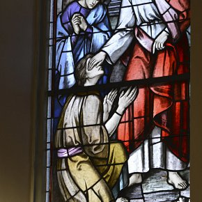Müselbach (Alberschwende), Herzen Jesu und Mariae, Christus heilt den Blinden 