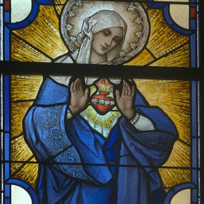 Raggal, Hll. Nikolaus und Theodul, Maria mit flammendem Herz, Ende 19. Jh.