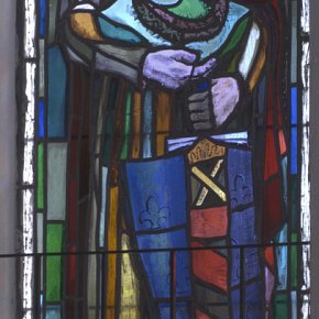 Raggal, Hll. Nikolaus und Theodul, St. Ludwig, Entwurf Albert Rauch, Ausführung Dallaserra Dornbirn 1959
