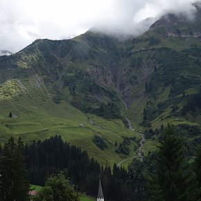 Schröcken am Ende des Bregenzerwaldes