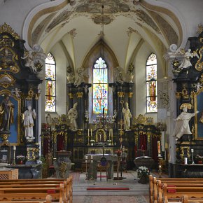 ​St. Gallenkirch, Hl. Gallus, ​Turmneubau und Kirchenerweiterung 1669, Umbau 1780- 1790